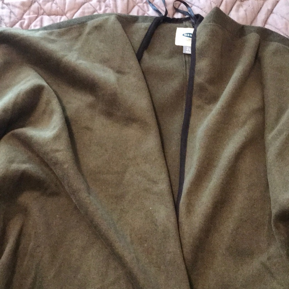 Army Green Blanket Poncho